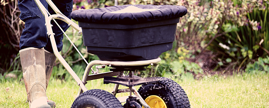 fertilizer and spreader